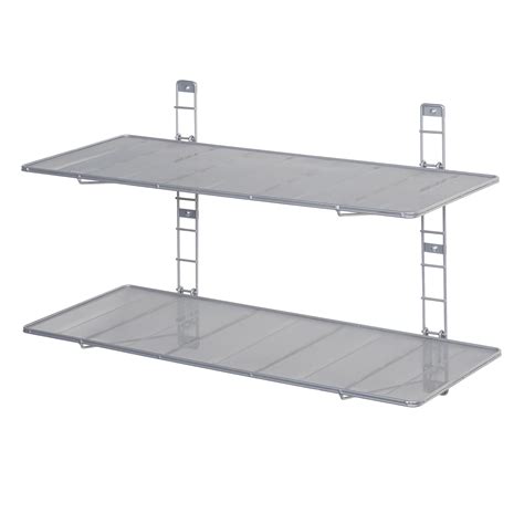 metal mesh shelf boxes small|wall mounted wire mesh shelves.